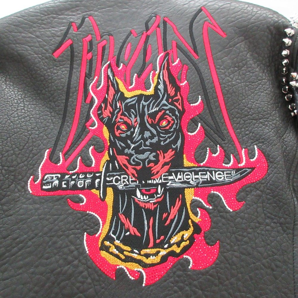 Philipp Plein Men's Biker Studded Jacket Size Medium NEW WITH TAGS - Picture 7 of 11